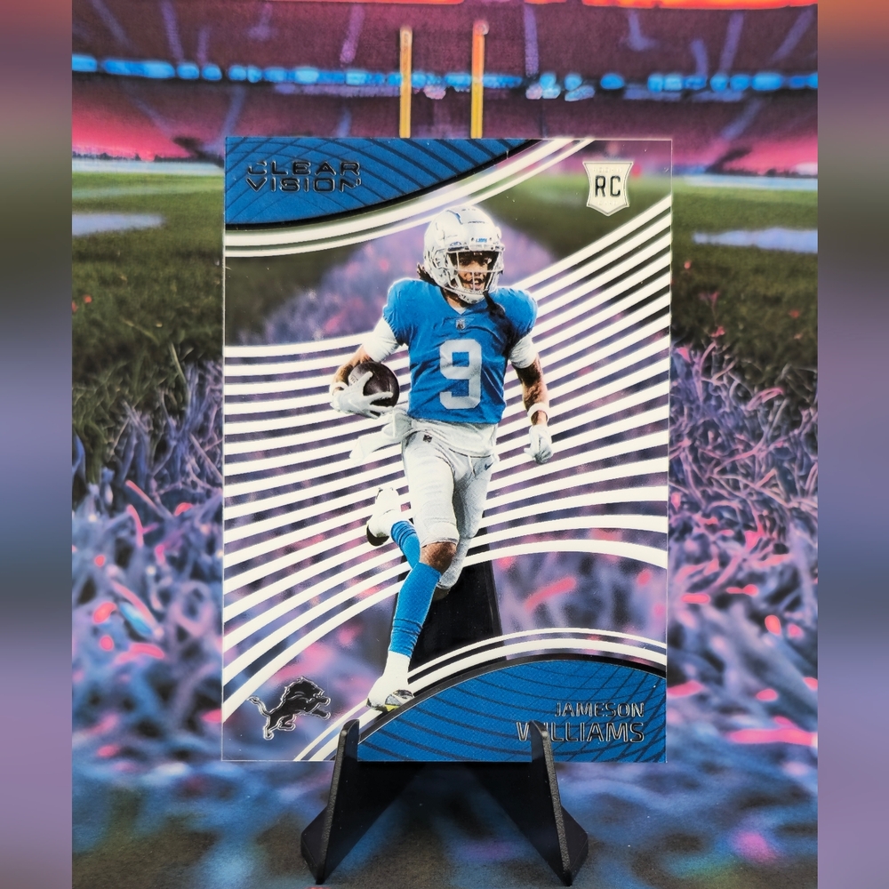2022 Panini Chronicles #CVR-20 Jameson Williams Clear Vision Rookies
